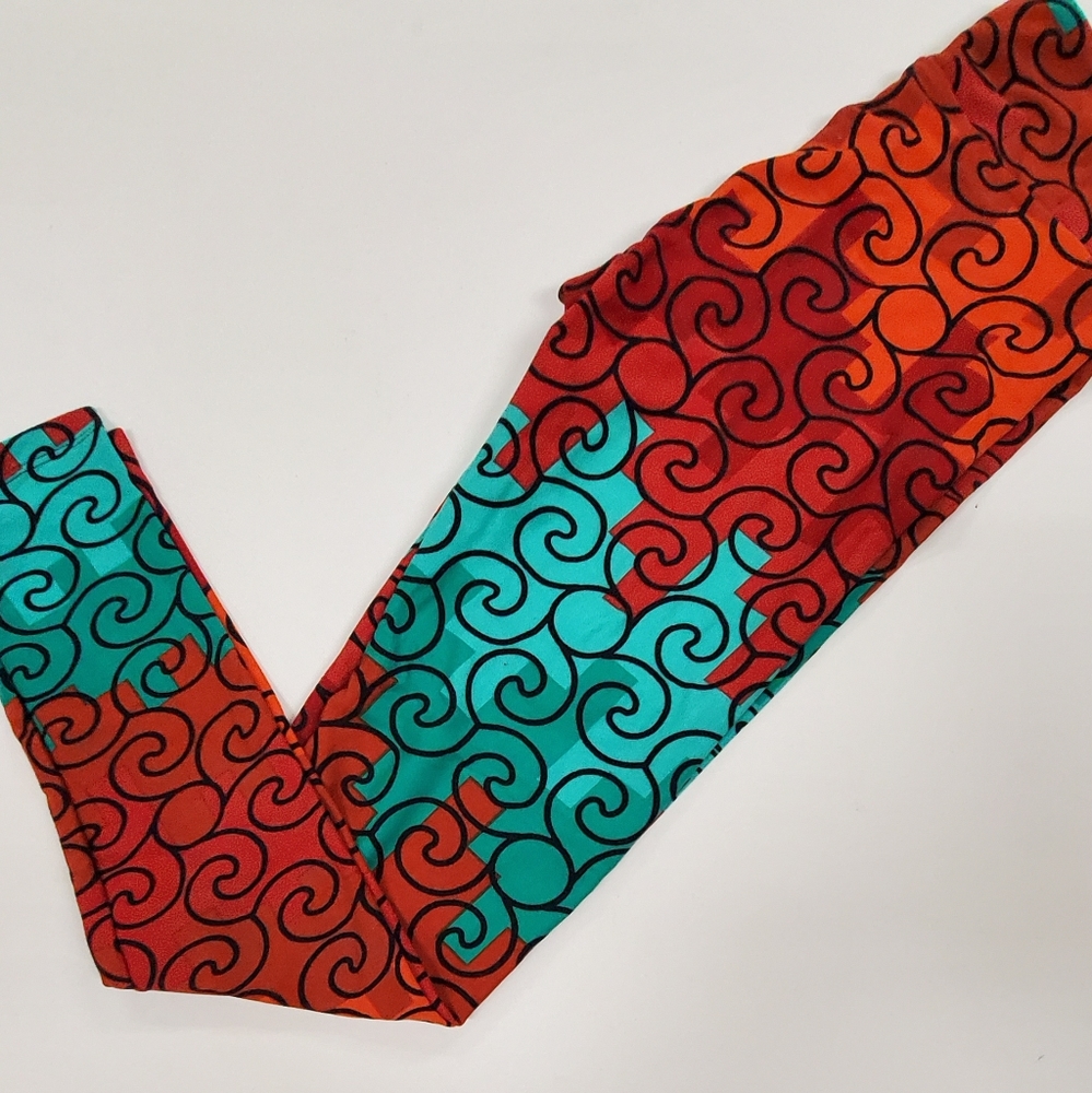 2/$20 OS LuLaRoe Mermaid Leggings NWT